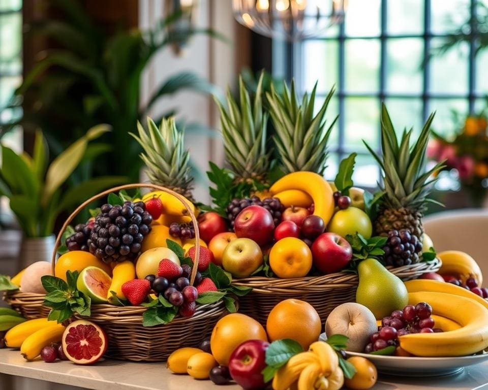 Luxe fruitmanden voor een gezonde presentatie