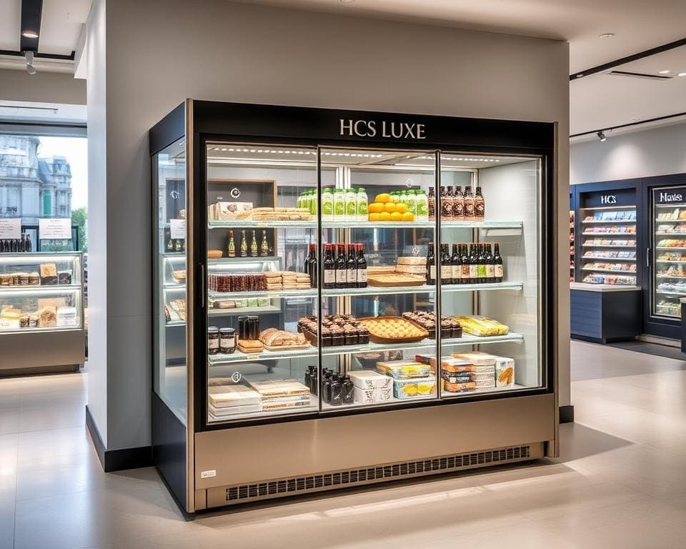 Stijlvolle presentatie met de HCS Luxe koelvitrine