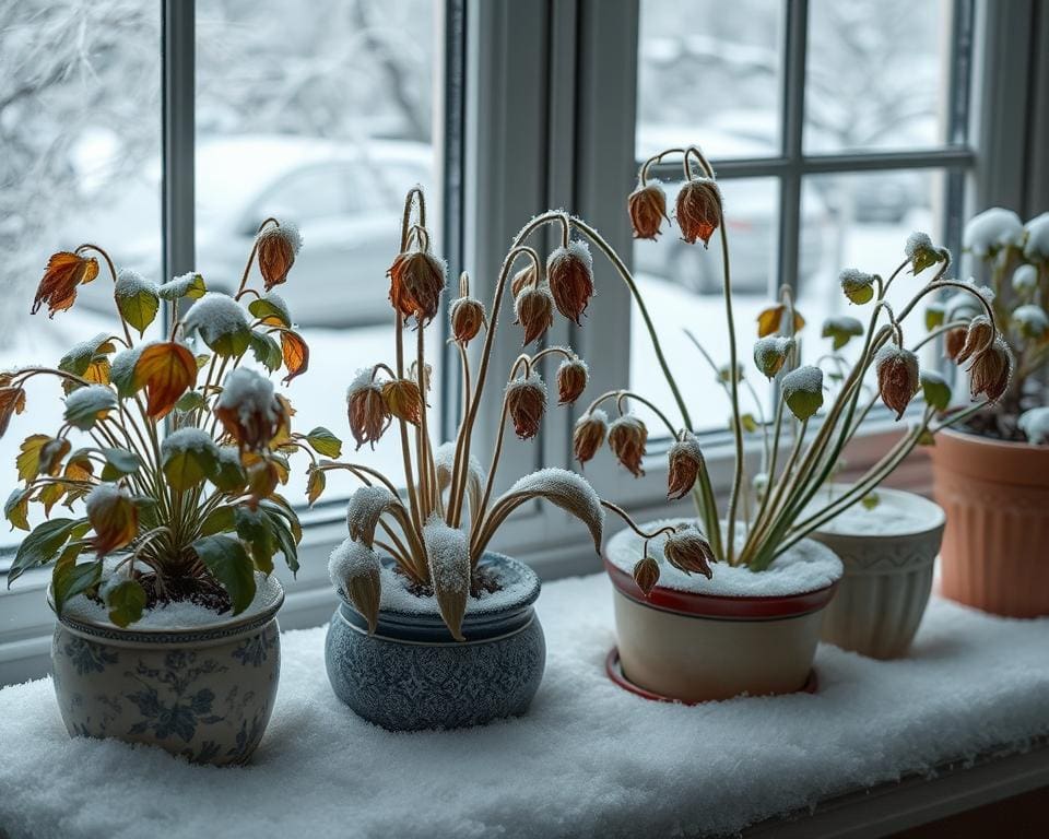 Waarom planten in de winter afsterven