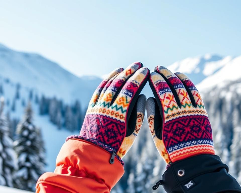 Warme handschoenen voor wintersportactiviteiten