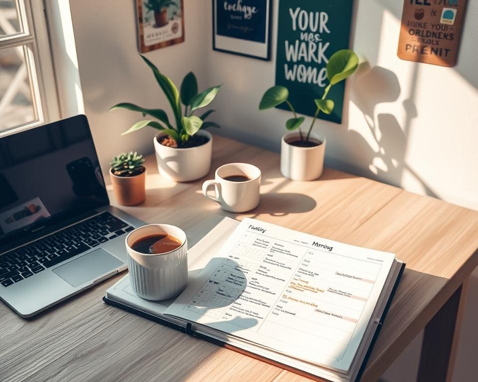 ochtendroutine plannen