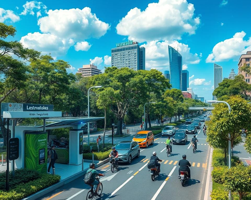 Duurzame mobiliteit en elektrische voertuigen