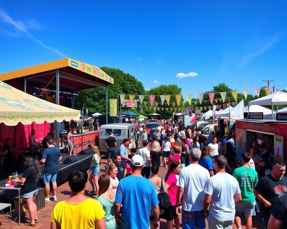 Festivaldag vol muziekoptredens, kunstmarkten en foodtrucks