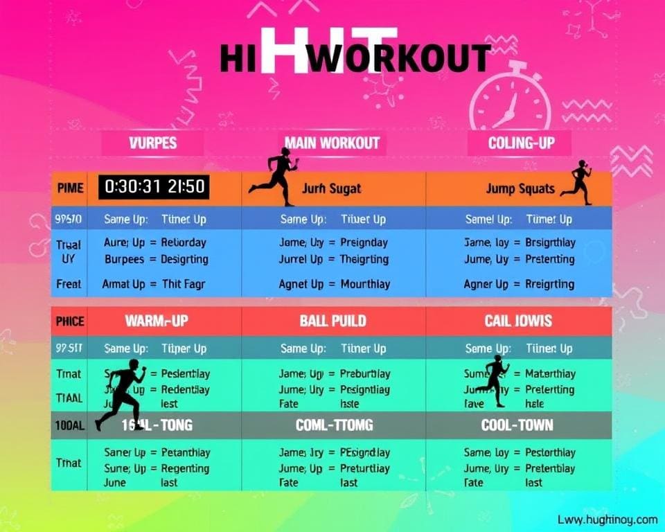 HIIT-schema voor effectieve workouts