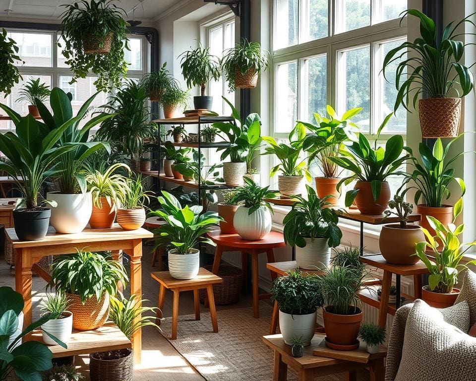 Plantenpotten voor een groen interieur