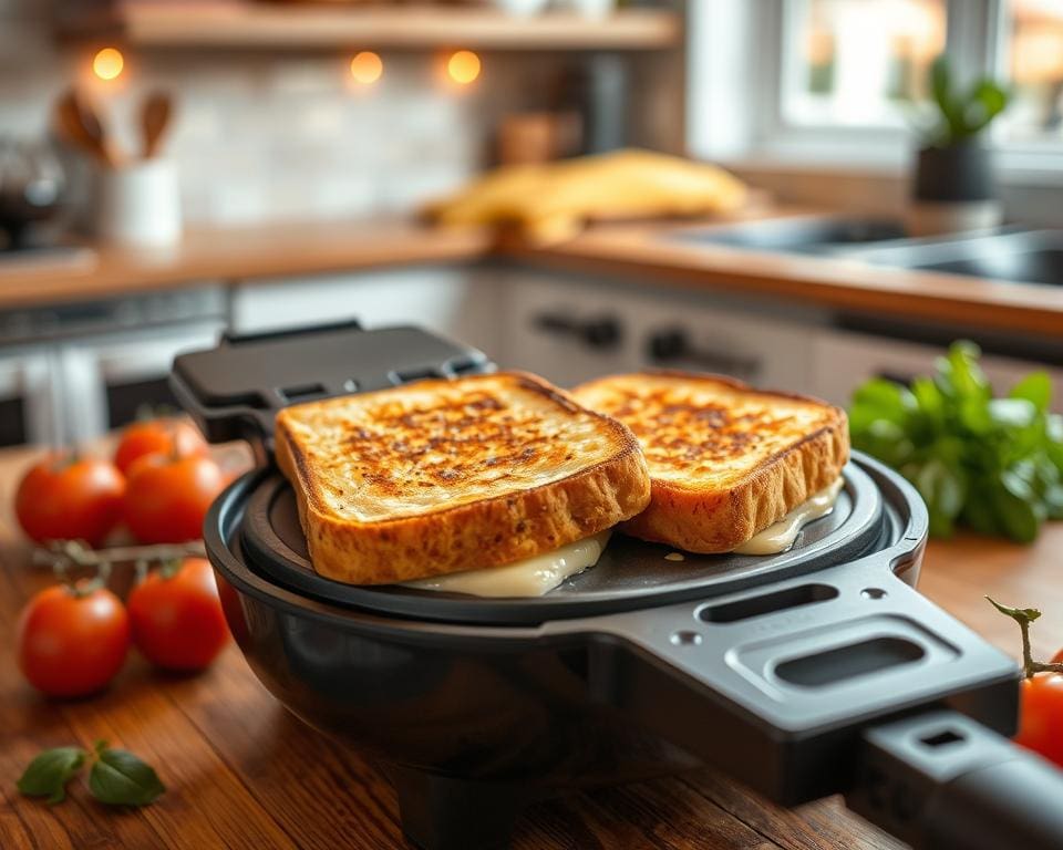 Tosti-ijzers voor een knapperige tosti