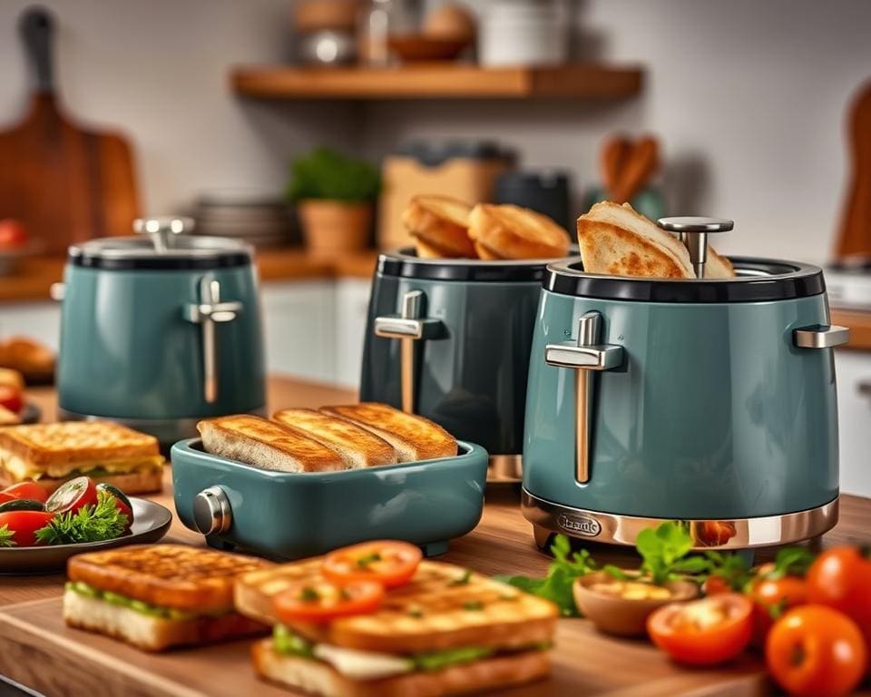 Tosti-ijzers voor heerlijke lunchideeën