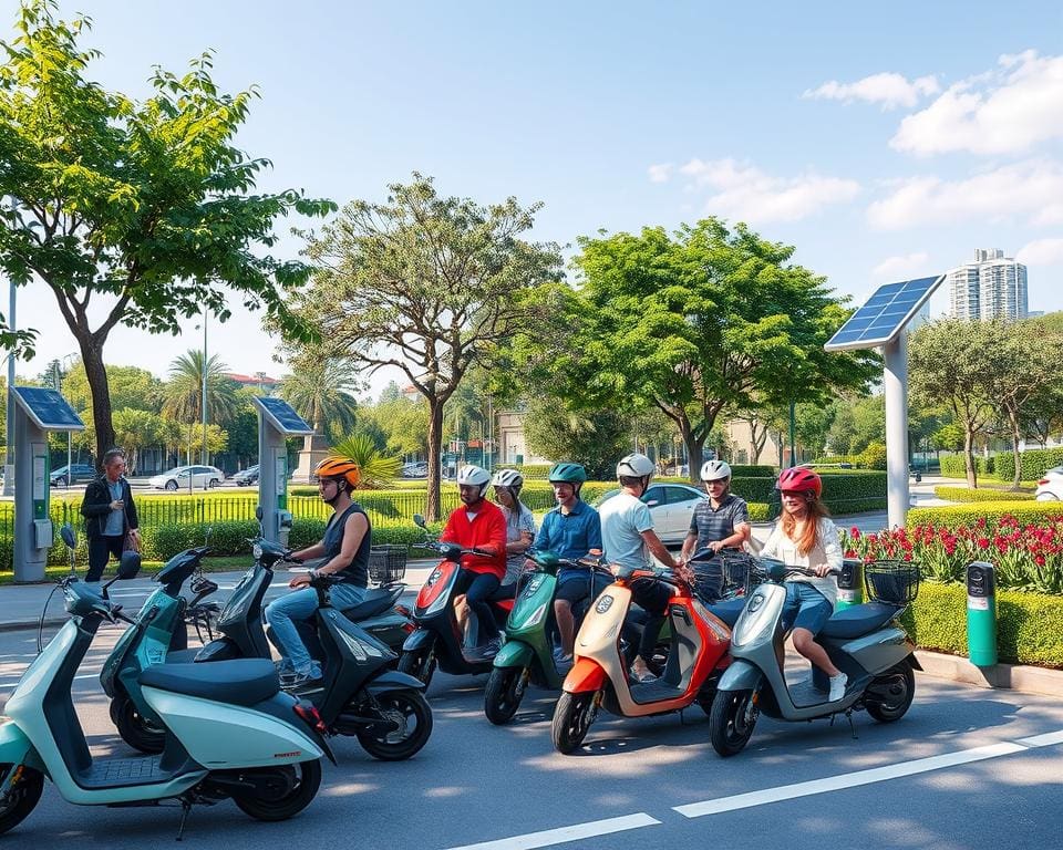 Voordelen elektrische scooters