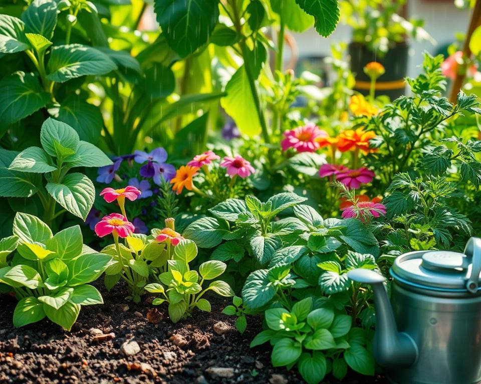 basiszorg voor snelgroeiende planten