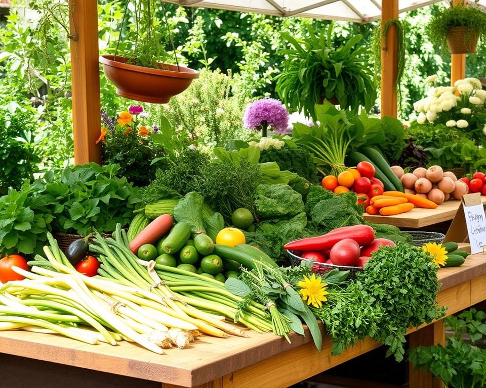 lokale ingrediënten en seizoensgebonden koken