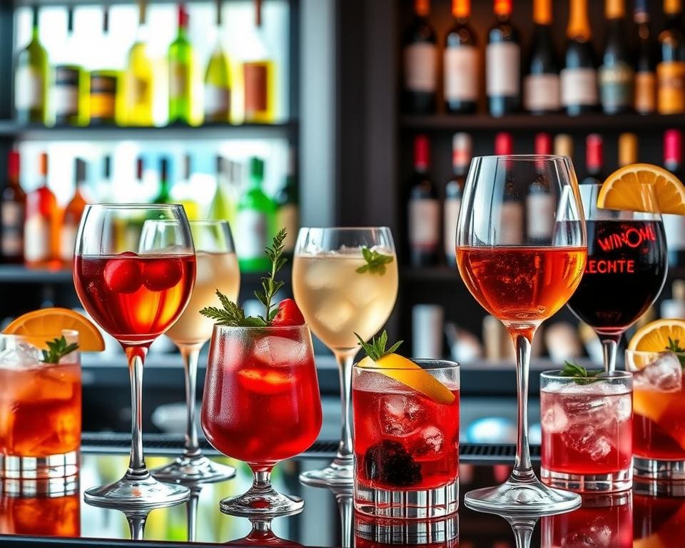 De opkomst van wijncocktails bij het aperitief