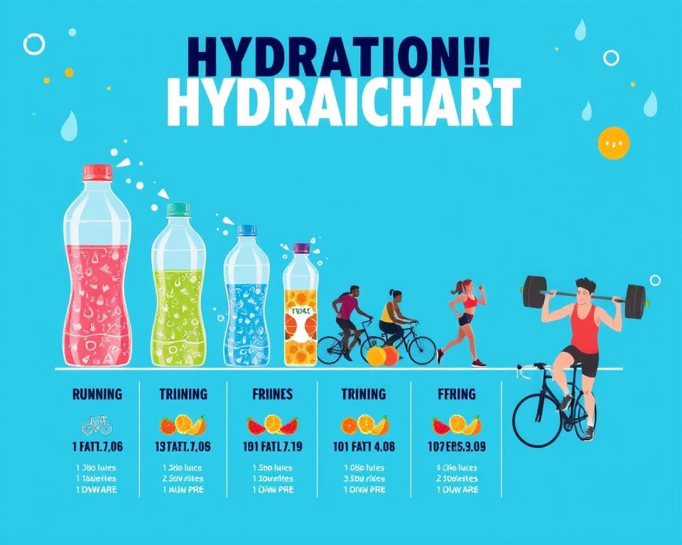 Hydratatie schema voor sporters