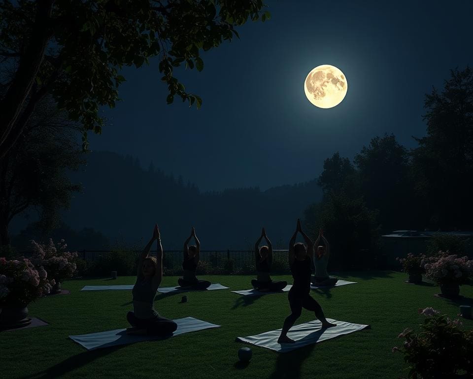 Nachtelijke yoga