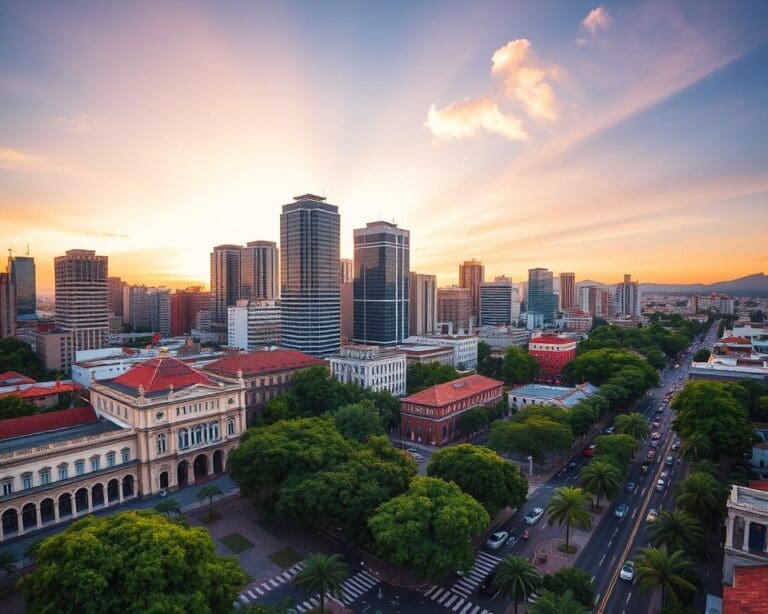 San Salvador: moderne stad en historische invloeden