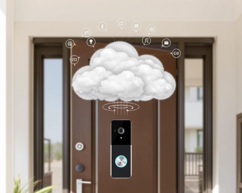 Slimme deurbellen met video-opslag in de cloud