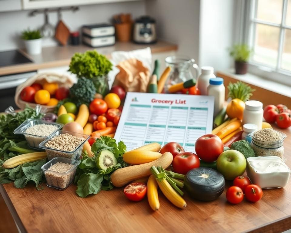 Tips voor het maken van evenwichtige boodschappenlijstjes