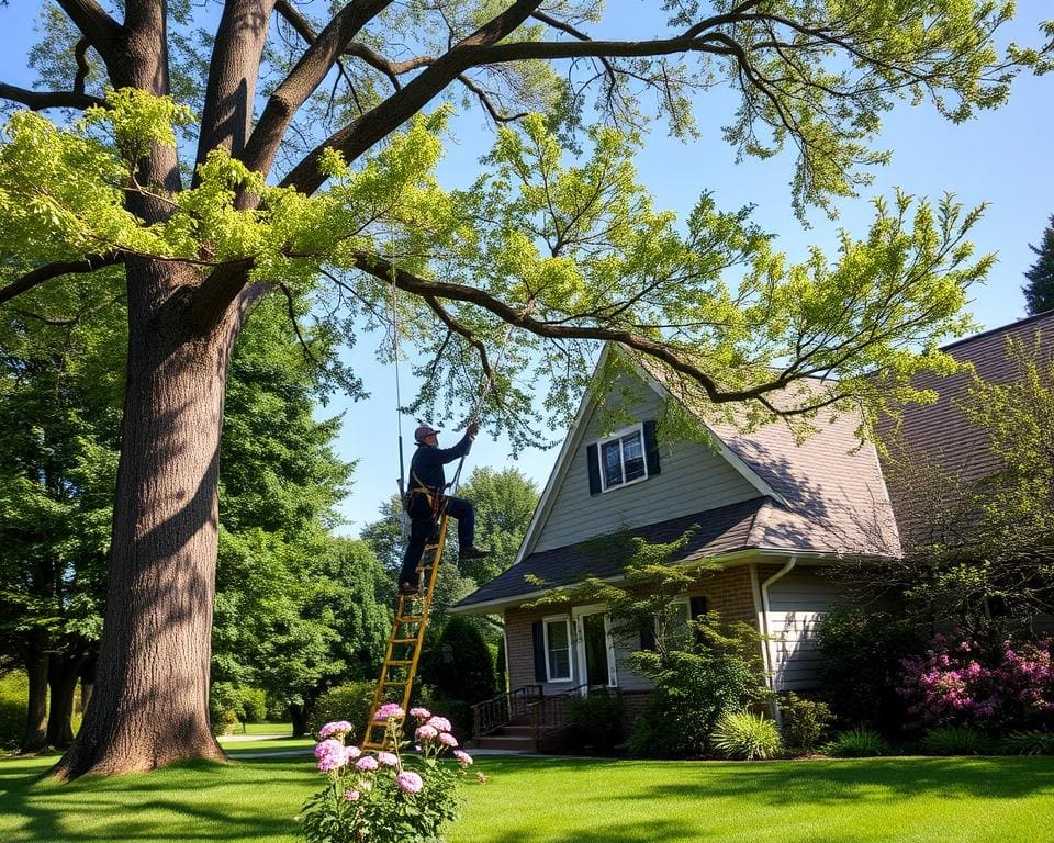 Veilig bomen snoeien: voorkom schade aan uw woning