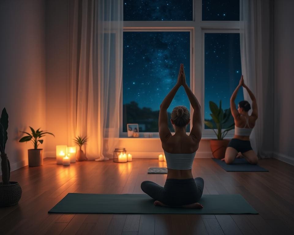 Yoga-routines voor rustgevende nachten