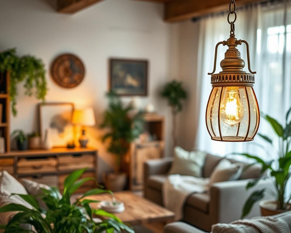 duurzame verlichting met vintage lampen