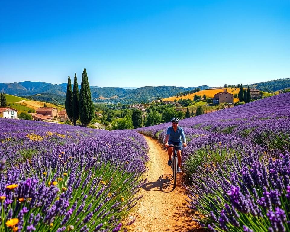 beste fietsroutes in de Provence