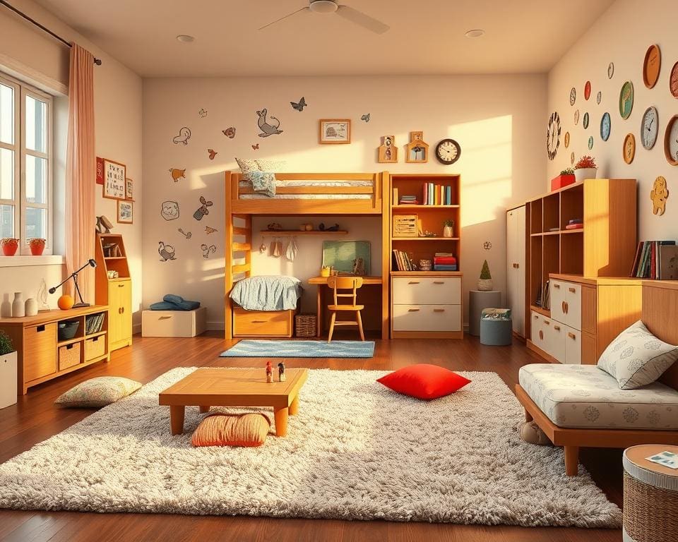 Hoe richt je een kinderkamer multifunctioneel in?