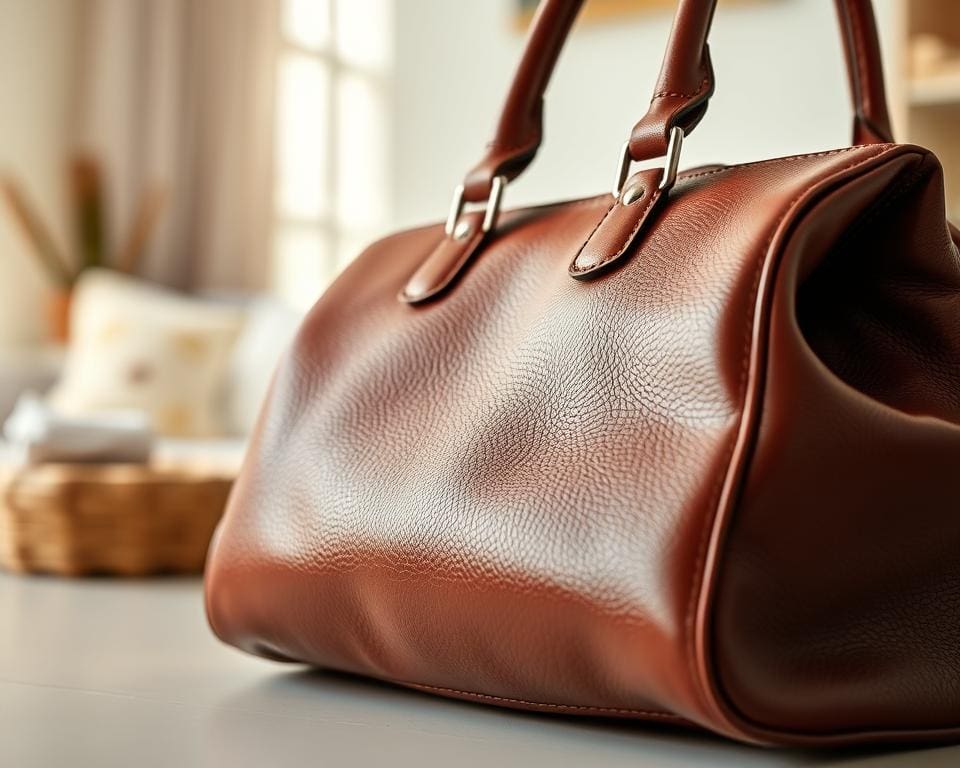 Hoe onderhoud je een leren handtas?