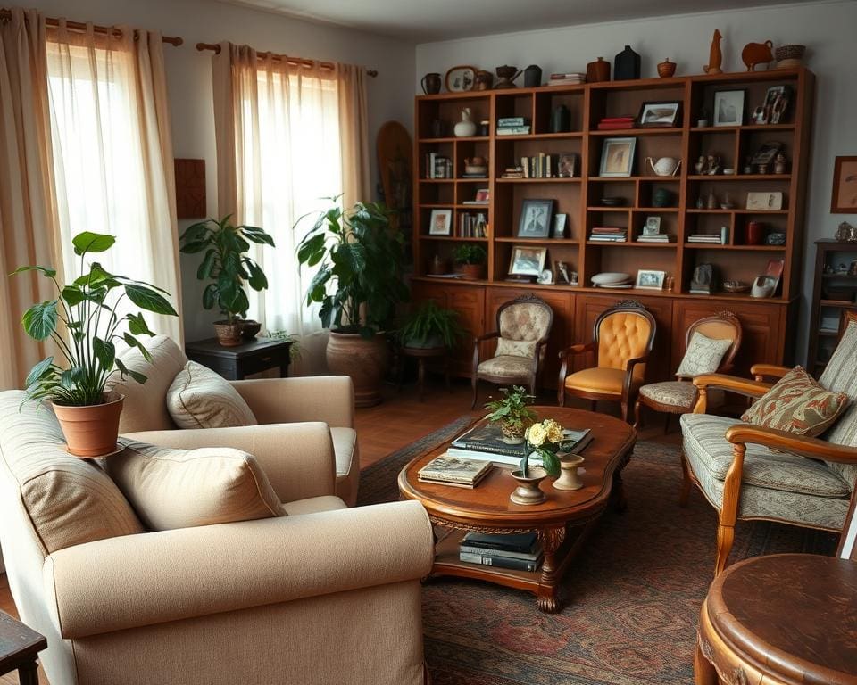Hoe richt je een huis in met tweedehands items?