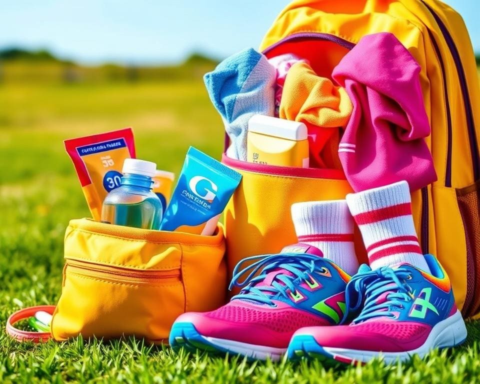 Wat geef je een kind mee voor een sportdag?