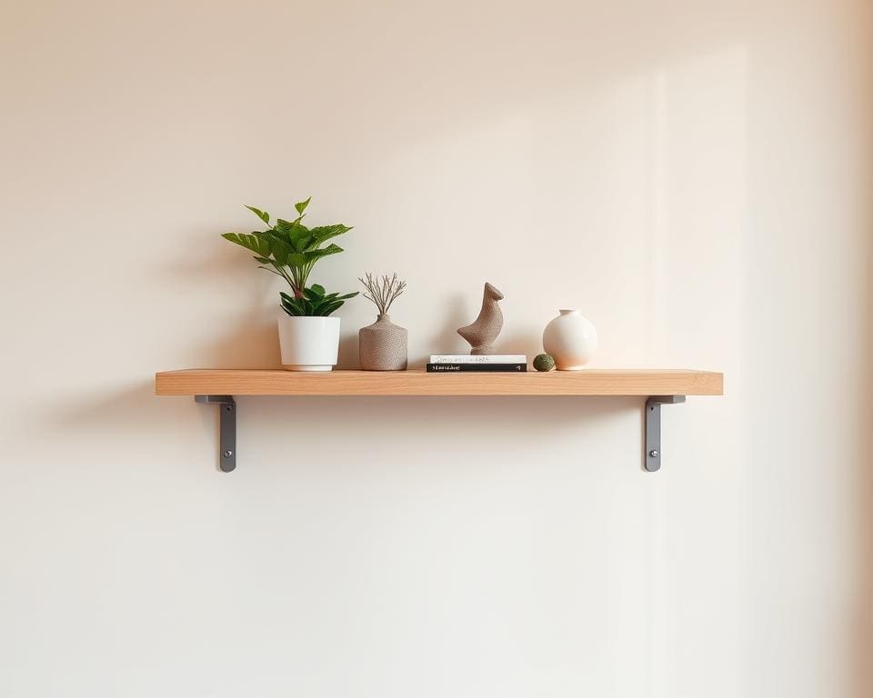 moderne wandplank decoratie