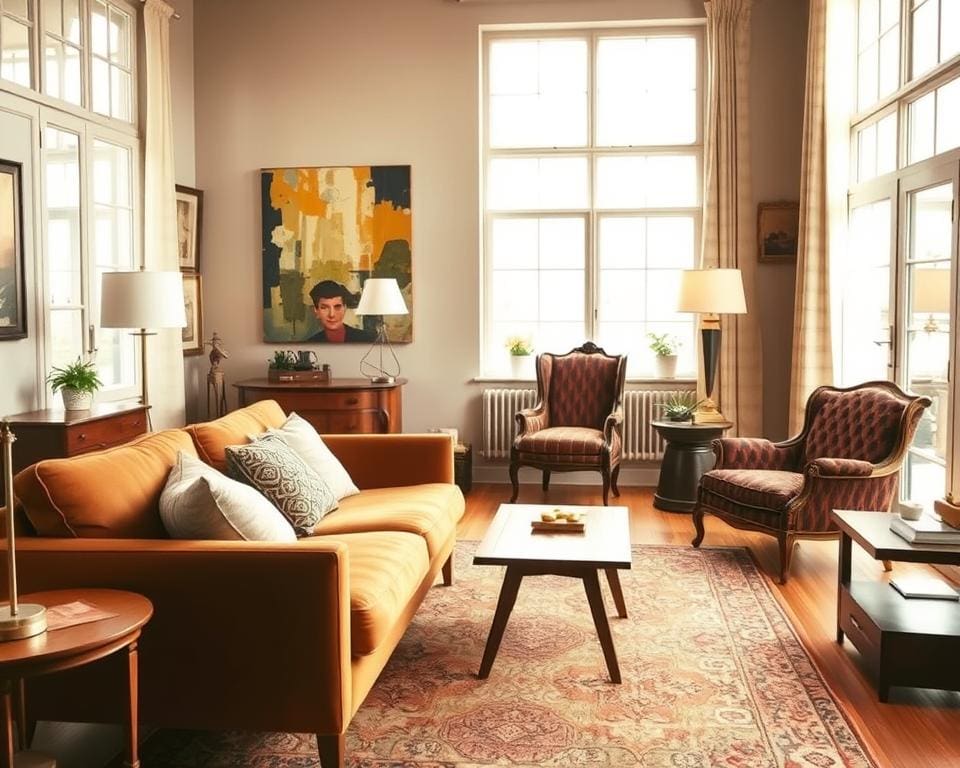 retro combineren met modern