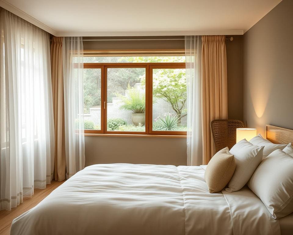 serene slaapkamer decoratie