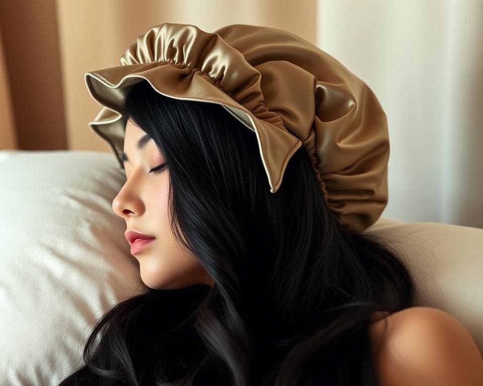 Is slapen met een zijde bonnet goed voor je hoofdhuid?