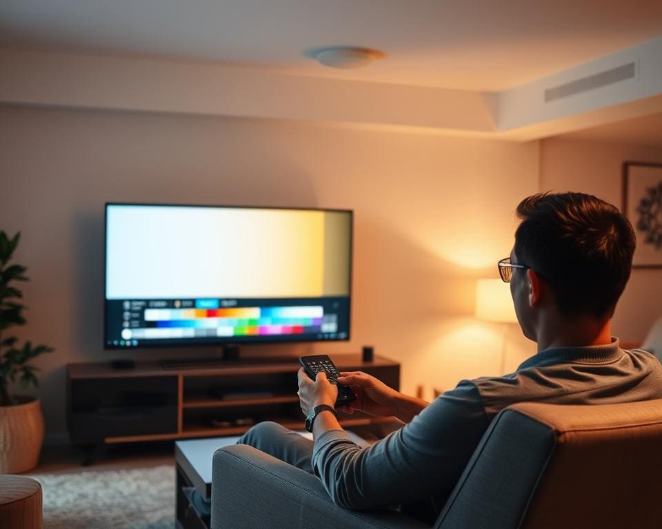 TV kalibreren en kleurinstellingen