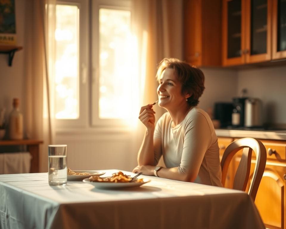 Wat gebeurt er als je zonder haast eet?