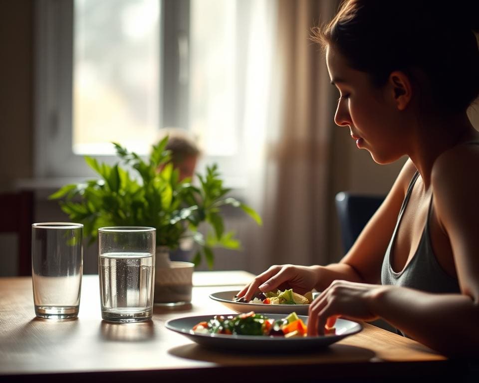 langzaam eten en afvallen