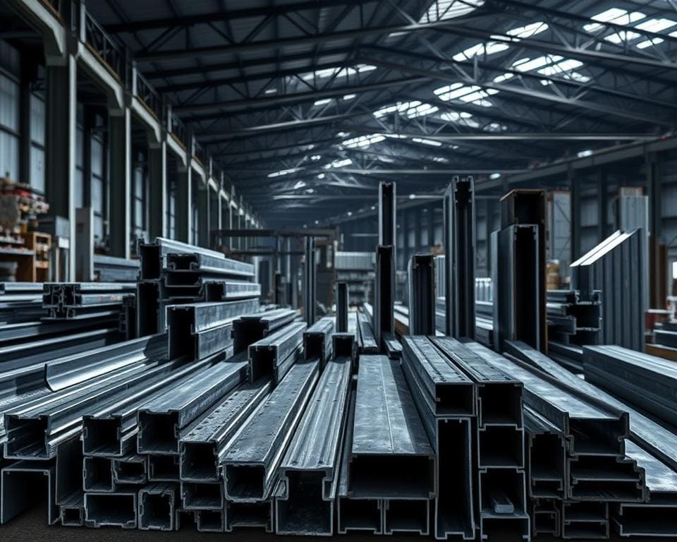 Metalen profielen voor constructies
