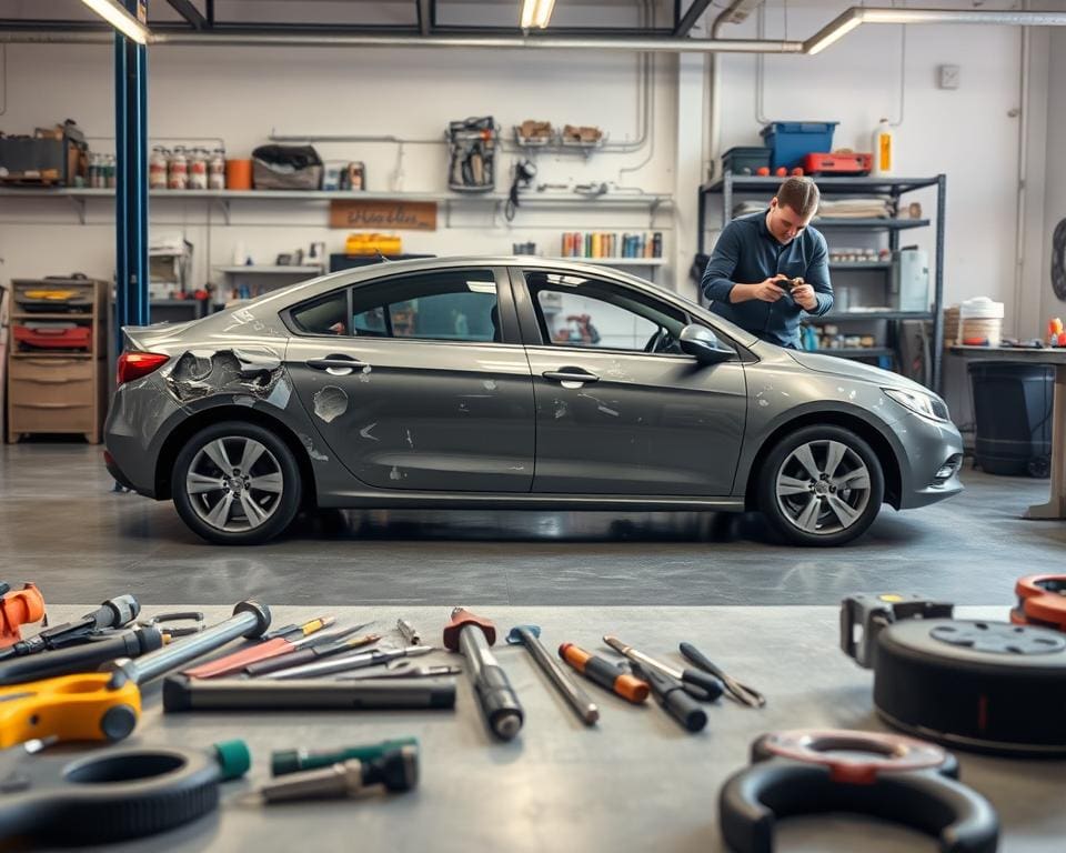 Wanneer kies je voor auto lak reparatie of spotrepair auto?