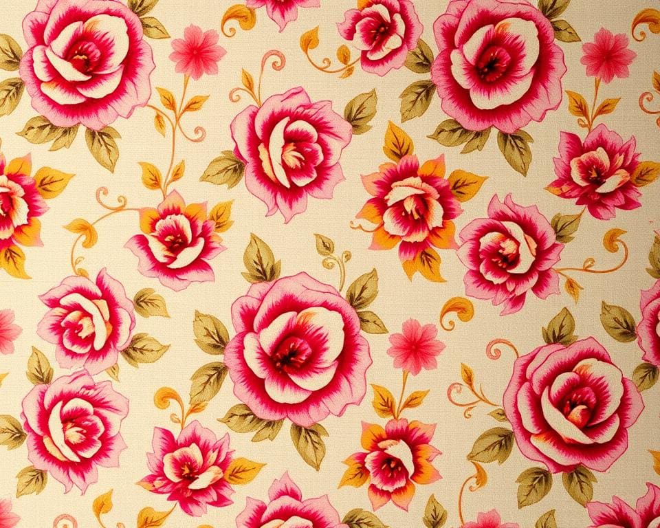 bloemenbehang
