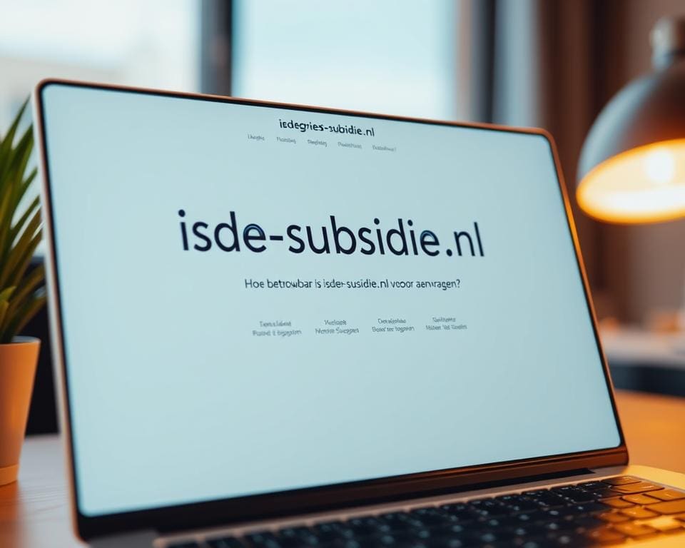 Hoe betrouwbaar is isde-subsidie.nl voor aanvragen?