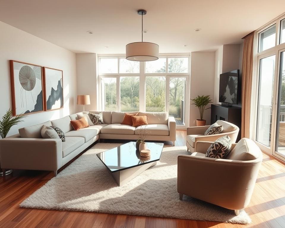 Ideeën voor een eigentijdse woonkamer inrichting