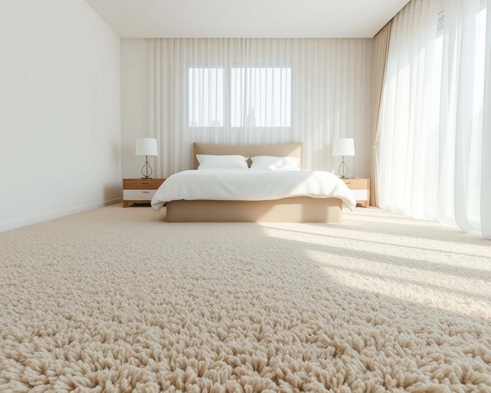 Hoe breng je zachtheid met tapijt in de slaapkamer?