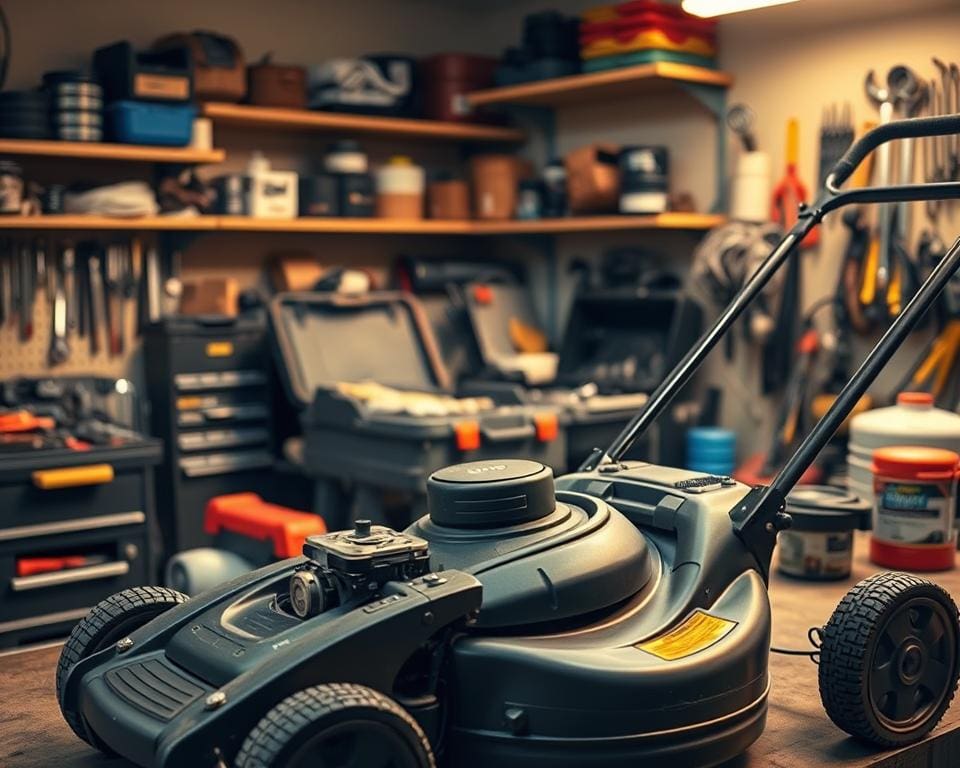 Hoe onderhoud je tuinmachines zoals een grasmaaier?