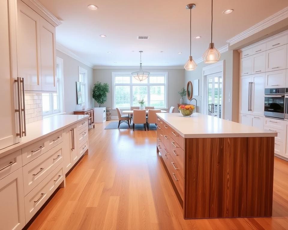 Hoe richt je een open keuken praktisch in?