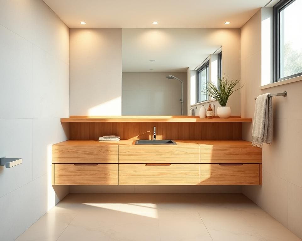 Waarom kiezen voor houten accenten in de badkamer?