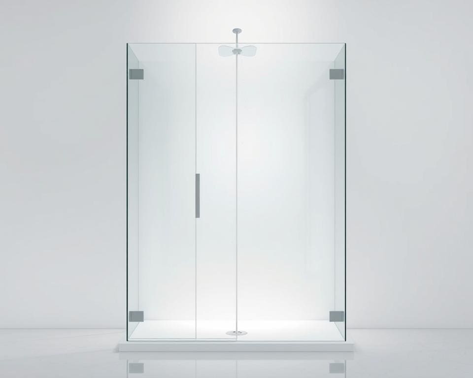 Wat maakt een douchewand van glas praktisch?