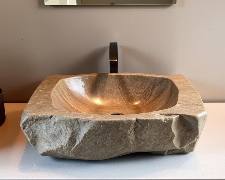 Wat maakt een wastafel van natuursteen uniek?