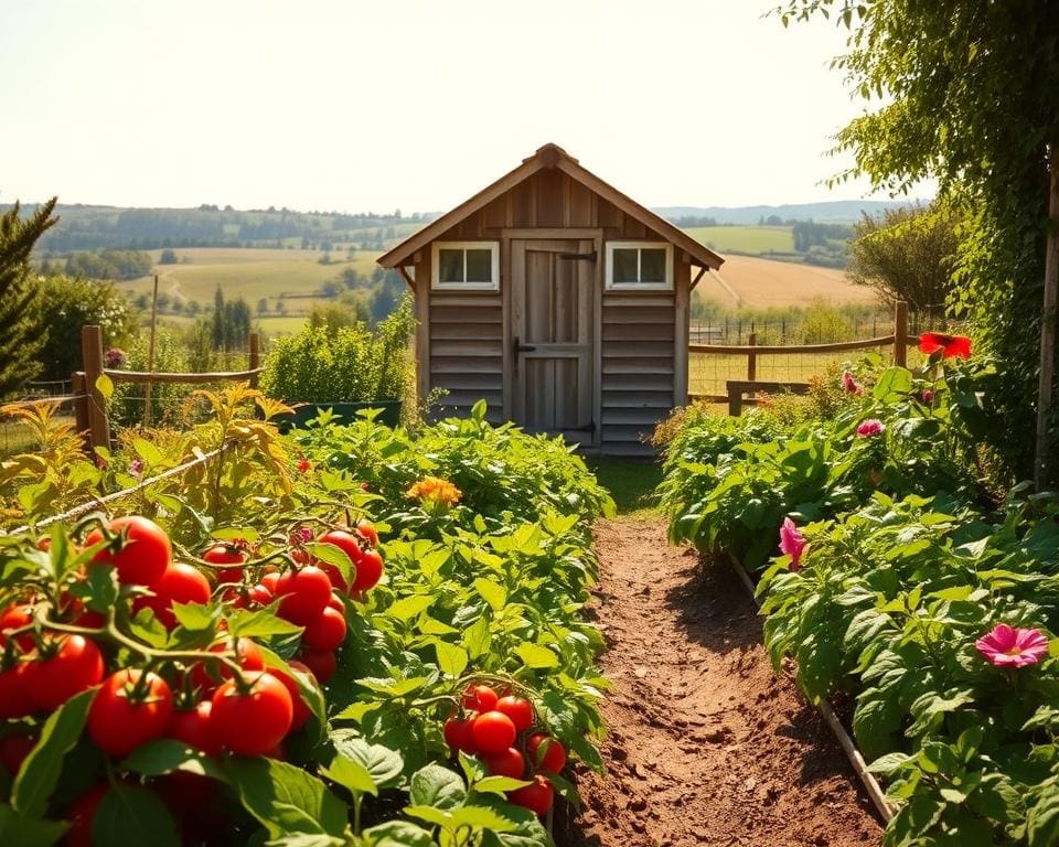 Wat zijn de voordelen van een moestuin in de tuin?
