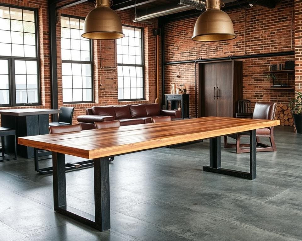 Welke meubels passen bij een industrieel interieur?