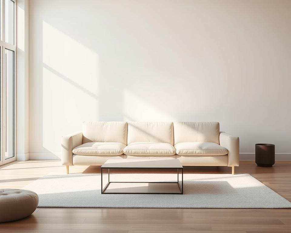 Welke meubels passen bij een minimalistische woonstijl?