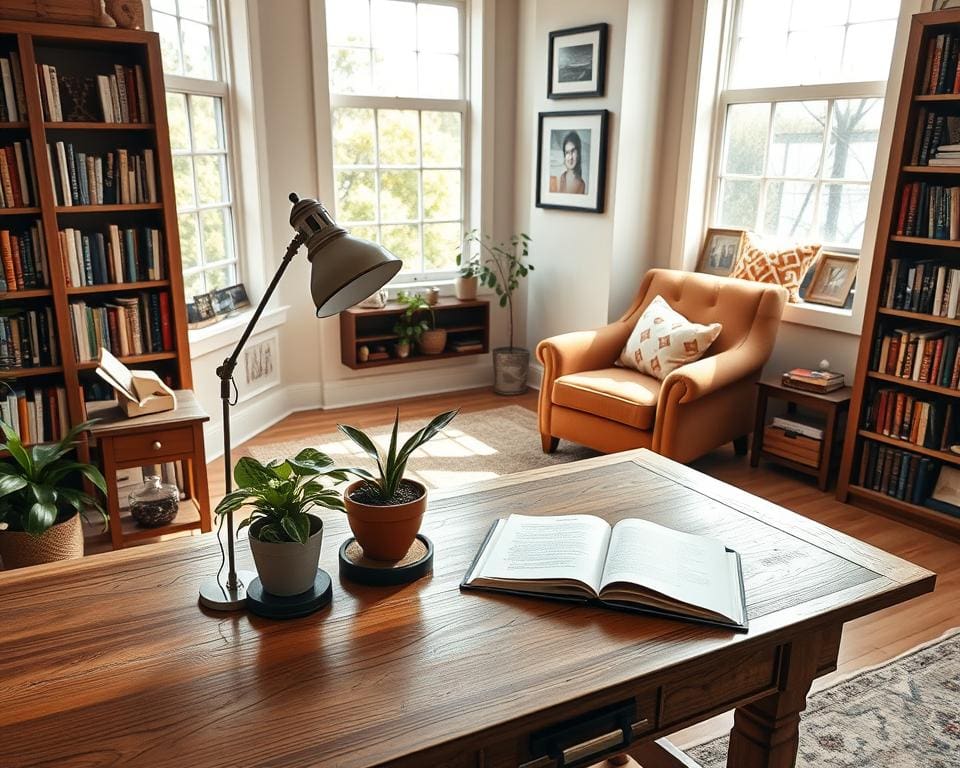 Hoe richt je een thuiskantoor sfeervol en functioneel in?